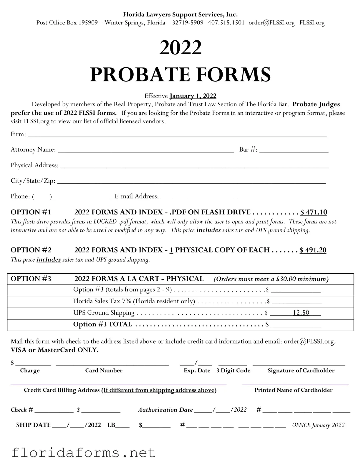 Official Florida Lawyers Support Template