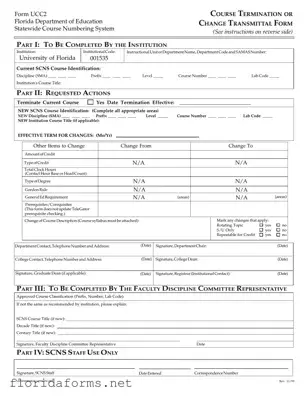 Official Florida Ucc2 Template