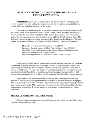 Official Motion Florida Template